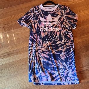 Adidas tie-dye T-shirt dress